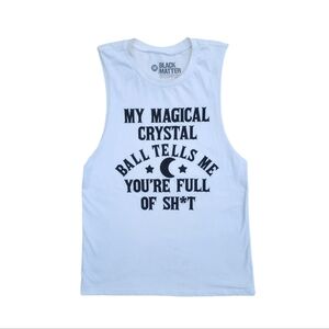 Hot Topic Crystal Ball Muscle Top